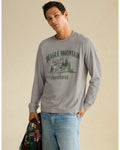 AE Standard Fit Snoopy Long-Sleeve Graphic T-Shirt