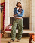 AE Low-Rise Cozy Corduroy Cargo Pant