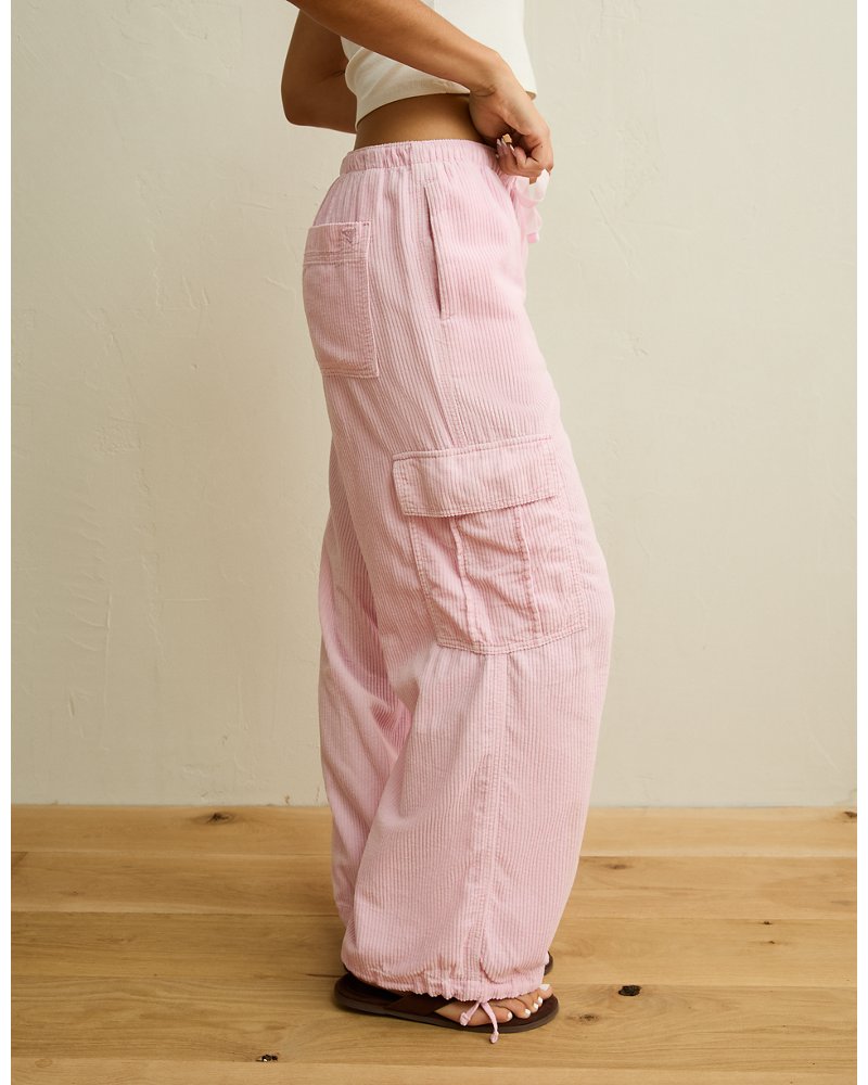 AE Low-Rise Cozy Corduroy Cargo Pant