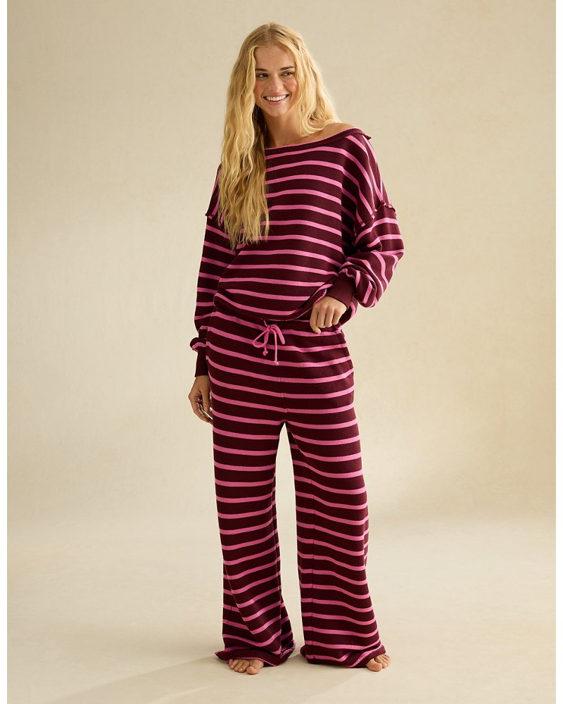 AE Dreamy Fleece Low-Rise Wide-Leg Sweatpant