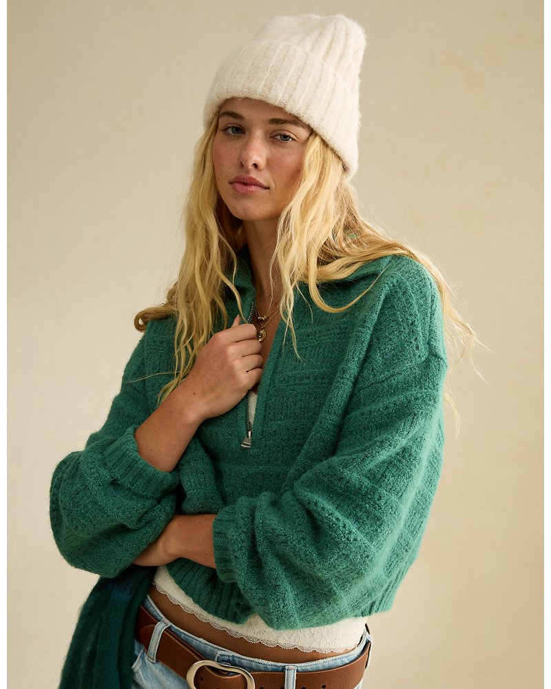 AE Snow Stopper Half-Zip Sweater