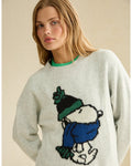 AE Whoa So Soft Snoopy Graphic Oversized Sweater