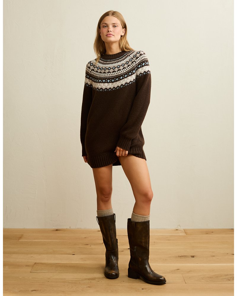 AE Fair Isle Sweater Mini Dress