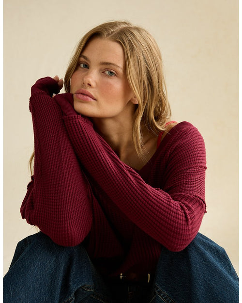 AE Big Hug Waffle Sweatshirt