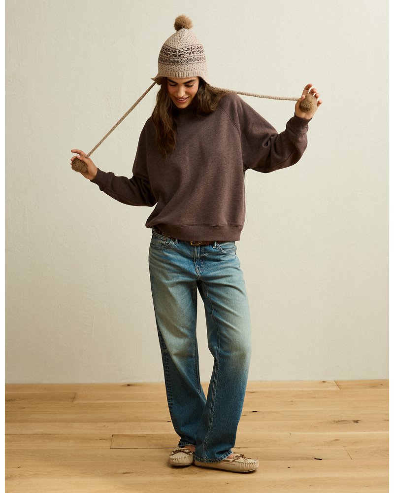 AE Everyday Luxe Crew Neck Sweatshirt