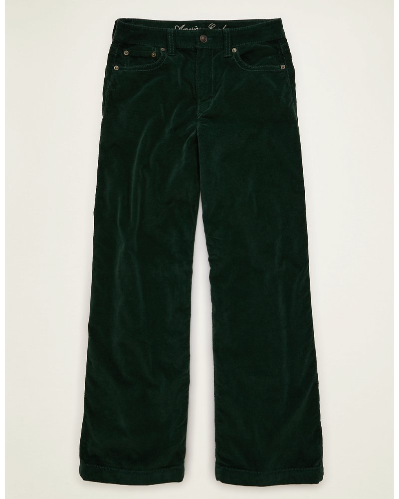 AE Corduroy Super High-Waisted Baggy Wide Leg Pant