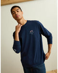 AE Standard Fit Long-Sleeve Logo Graphic T-Shirt