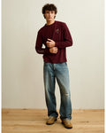 AE Standard Fit Long-Sleeve Logo Graphic T-Shirt