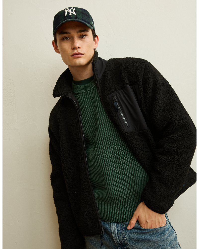 AE Sherpa Fleece Full-Zip Sweatshirt