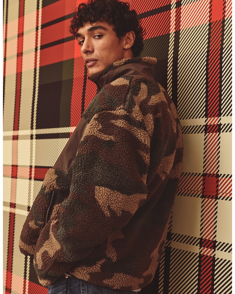AE Sherpa Fleece Full-Zip Sweatshirt