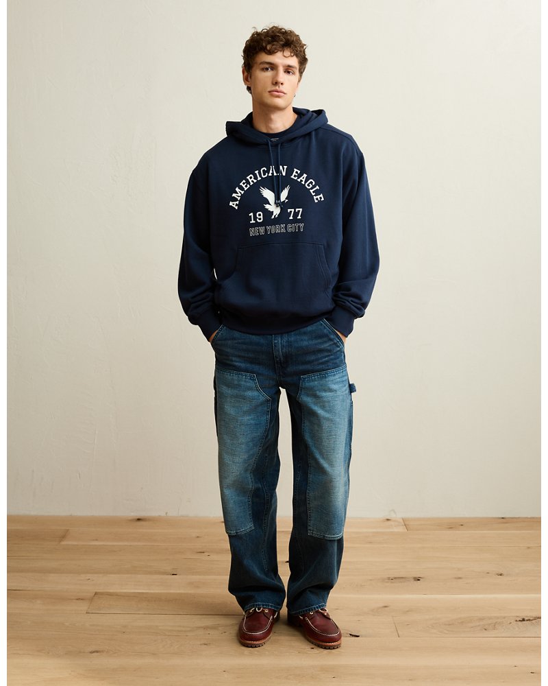 AE Lightweight Logo Fleece Hoodie