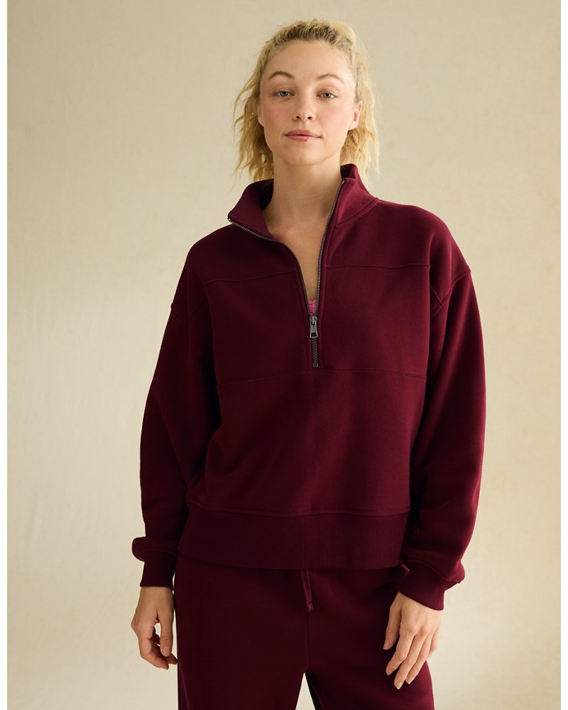 AE Everyday Luxe Quarter-Zip Sweatshirt