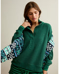 AE Big Hug Snap-Front Henley Sweatshirt