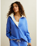 AE Big Hug Snap-Front Henley Sweatshirt