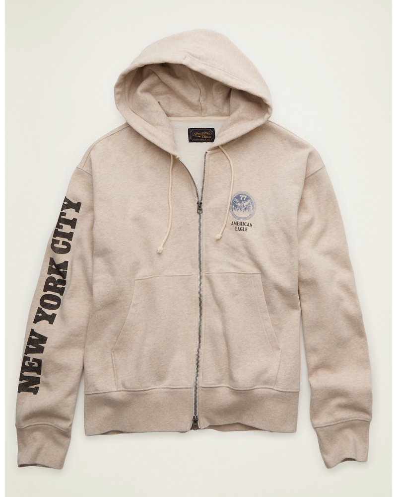 AE NYC Graphic Full-Zip Sweatshirt