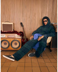 AE Laidback Luxe Heavyweight Open-Hem Sweatpant