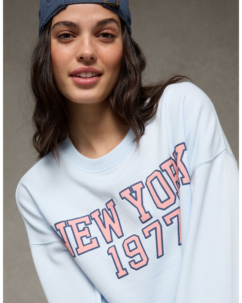 AE Graphic Crew Neck Sweatshirt