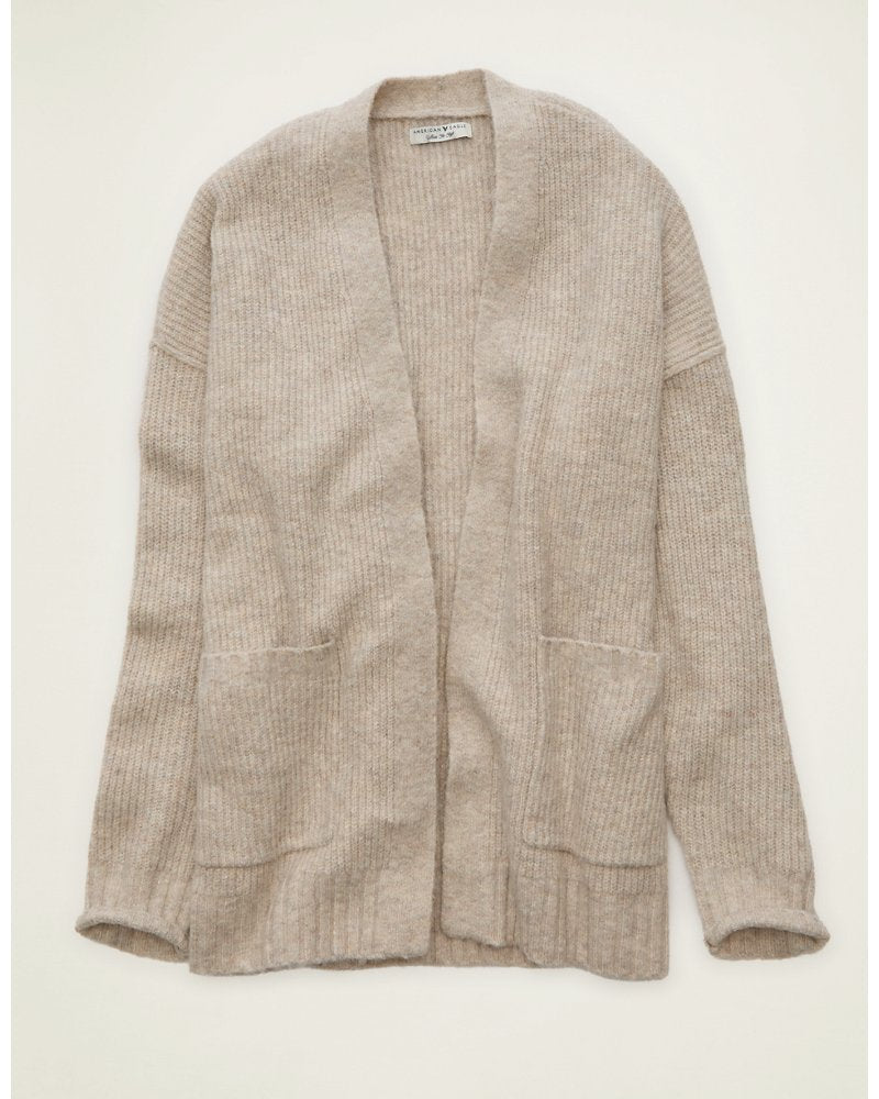AE Whoa So Soft Shaker Stitch Cardigan Sweater