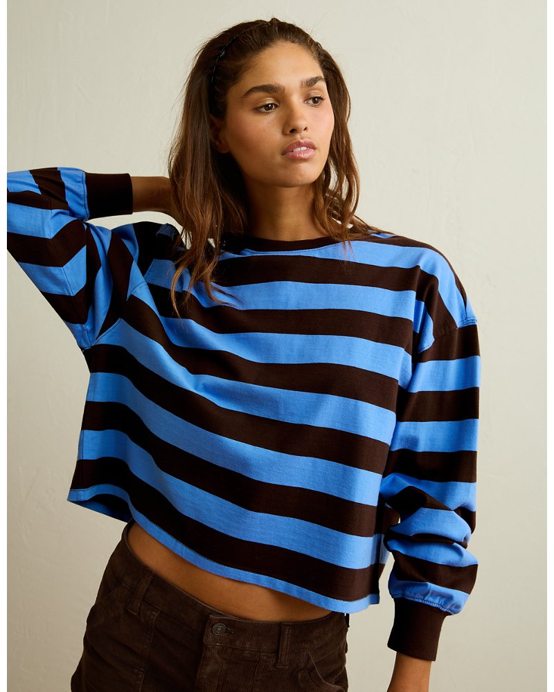 AE Balloon Sleeve Crew Neck Tee